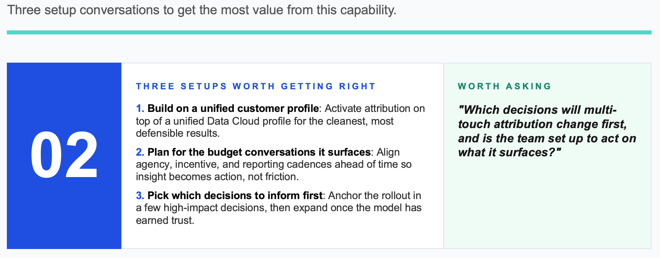 Three Marketing Features Worth Getting Right. Here Is How to Set Up for Success.